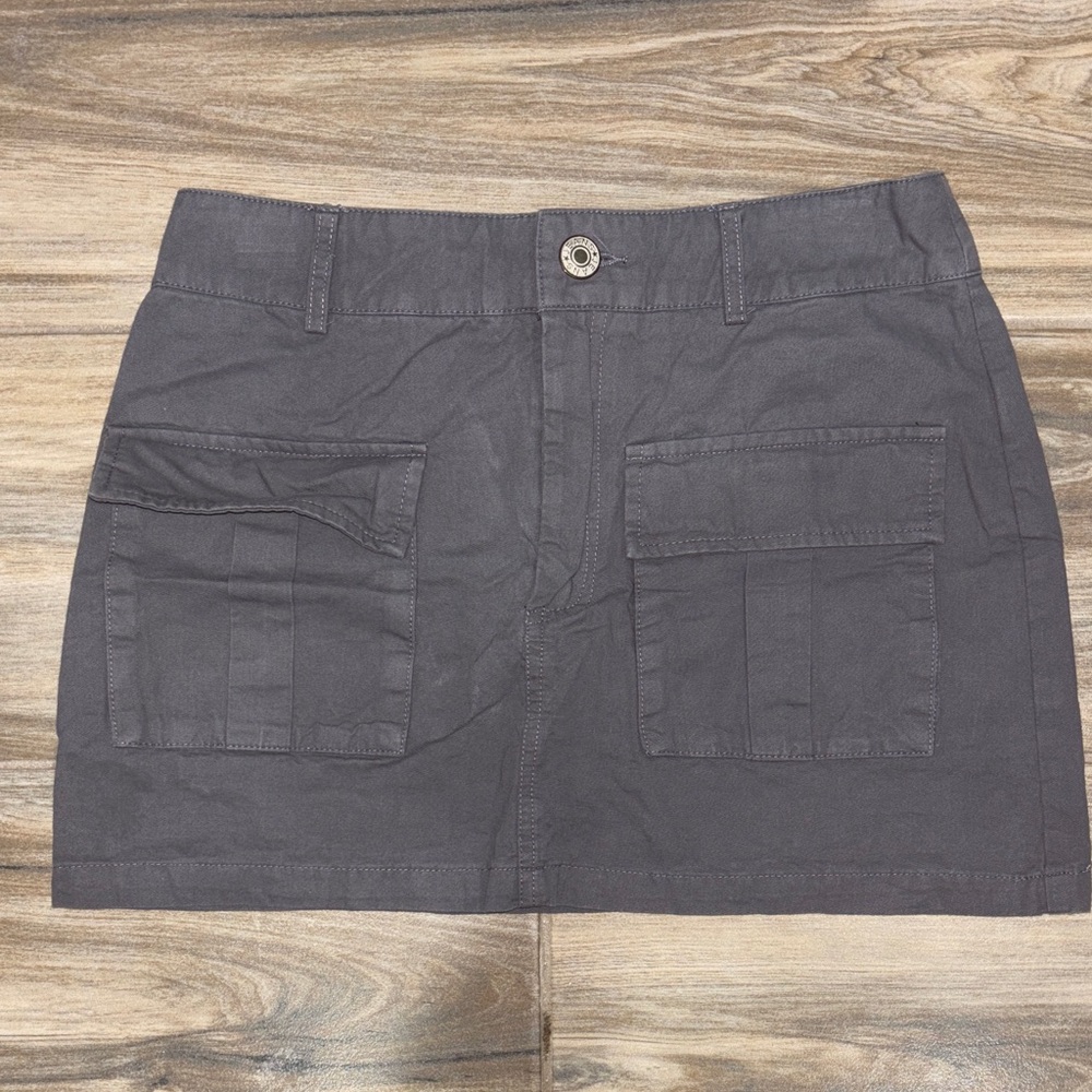 SHEIN Charcoal Gray Skirt